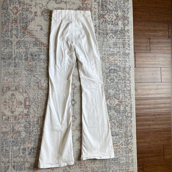 Free People Jayde Flare Jeans Pure White - Picture 8 of 8